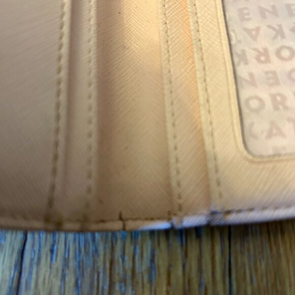 Kate Spade Laurel Way Stacy Clutch Wallet Dusty Blush Pink Saffiano Leather - Picture 11 of 14